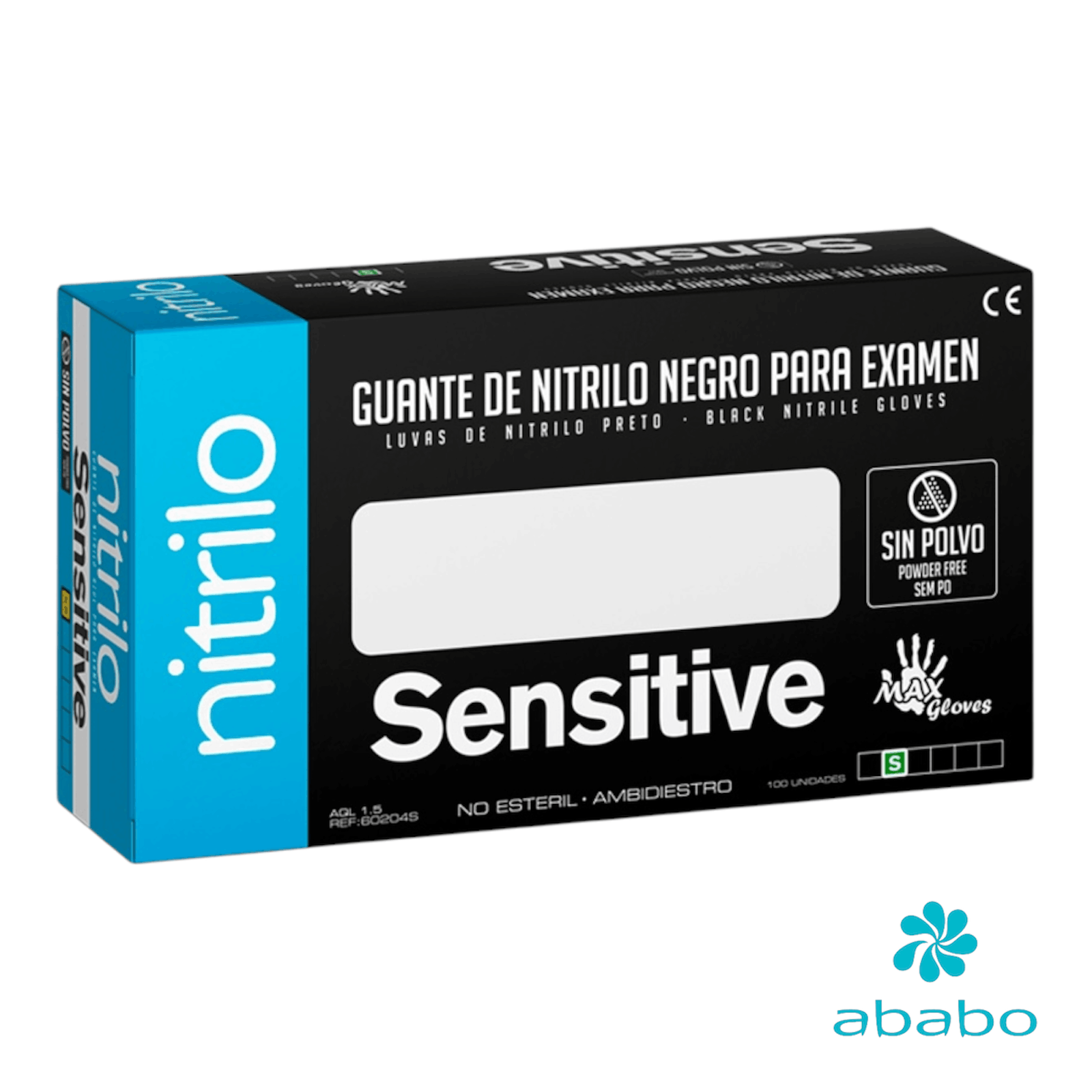 Guantes de Nitrilo Negro