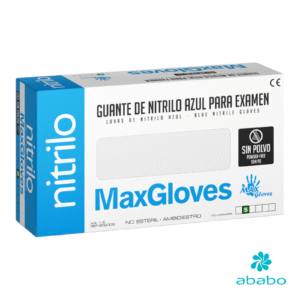 Guantes de Nitrilo Azul MAX PLUS