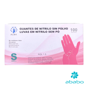 Guantes de Nitrilo Rosa
