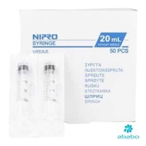 Jeringa Nipro de 3 cuerpos