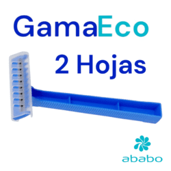 Rasuradora desechable de 2 hojas