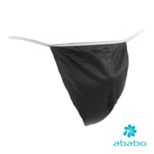 Tanga masculino negro talla única
