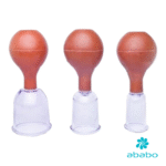 Ventosas de plástico para masajes con pera